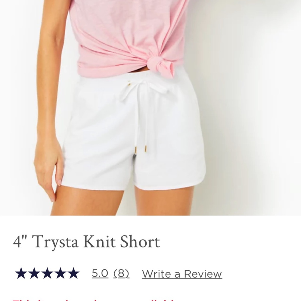 NWT Lilly Pulitzer 4” Trysta shorts